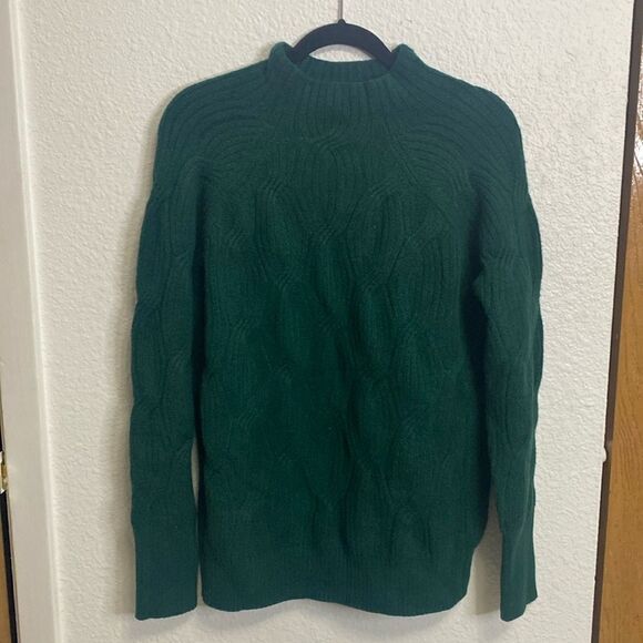 Amazon Essential knit sweater womens large green - Picture 1 of 6